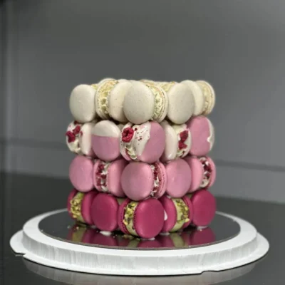 Large Cube Cake Macarons  36 macarons